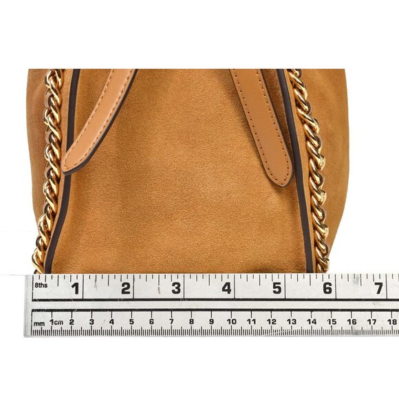 Michael Kors Mina Large Suede Chain Shoulder Bag (Fair Condition) - Picture 14 of 16